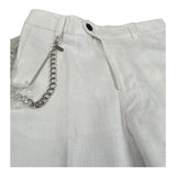 John Richmond Pantalone Tinta Unita con Bottoni per Bambino RBP24099PAX BIANCO JOHN RICHMOND 