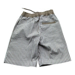 Trussardi Bermuda Bicolore con Fantasia A Righe per Bambino TBP26068BE BIANCO/BEIGE TRUSSARDI 