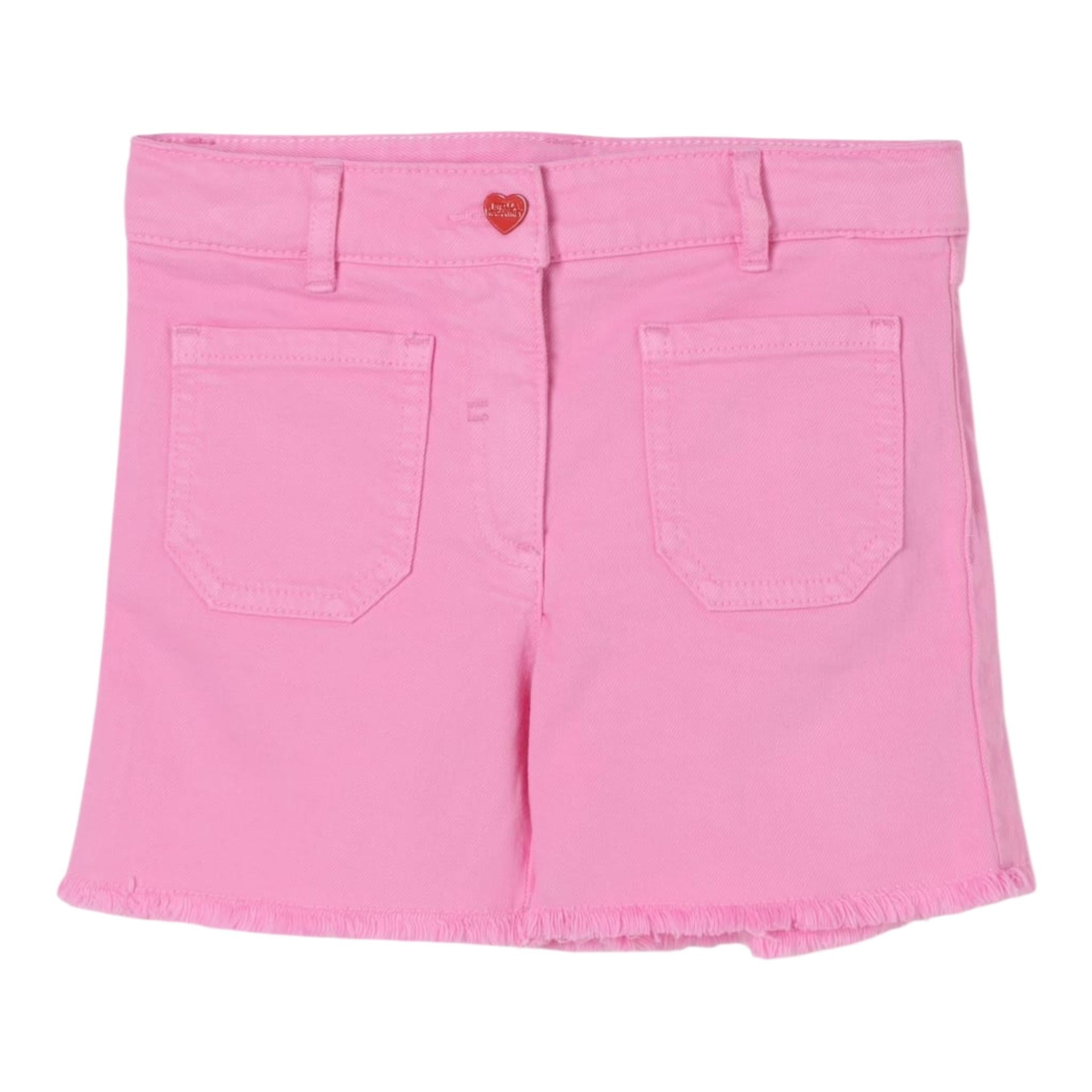 Stella Mccartney Short Tinta Unita con Girovita Regolabile per Bambina TW6B39X ROSA STELLA McCARTNEY 