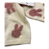 LIU JO maglia girocollo tinta unita con ricami Panna per Neonata HF4046 PANNA LIU JO 