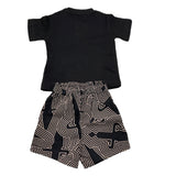 Cesare Paciotti Completo 2 Pezzi T-Shirt-Bermuda per Neonato COMP5122B NERO CESARE PACIOTTI 