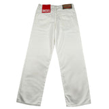 Diesel Jeans Tinta Unita Modello Palazzo per Bambina J01923 BIANCO DIESEL 