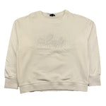 CECYLE felpa chiusa girocollo tinta unita con brillantini Panna per Bambina BY1859 PANNA CECYLE 