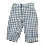 Colori Chiari Completo 2 Pezzi Camicia-Pantalone Bicolore con Fantasia A Quadri Bianco/Azzurro per Neonato MN403080 BIANCO/AZZURRO COLORI CHIARI 