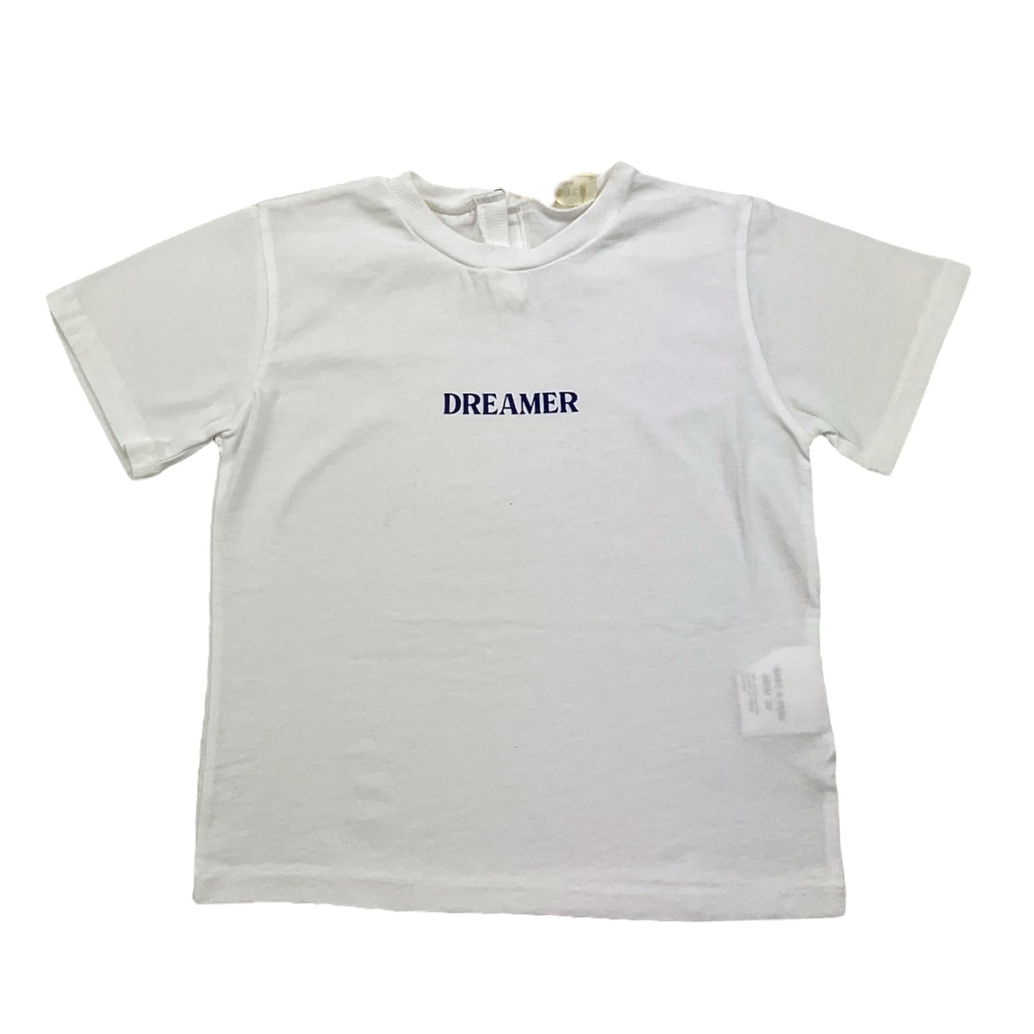 Babe & Tess T-Shirt Girocollo Tinta Unita con Stampa per Bambina 21518140 BIANCO BABE & TESS 