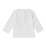 LIU JO shirt girocollo tinta unita con stampa brillantinata Panna per Neonata HF4055X PANNA LIU JO 