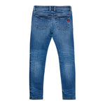 DIESEL jeans tinta unita con girovita regolabile Blu per Bambino J00807X BLU DIESEL 