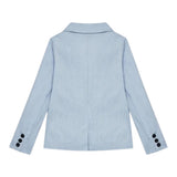 Guess Plain Jacket With Buttons And Logo Light Blue For Boys