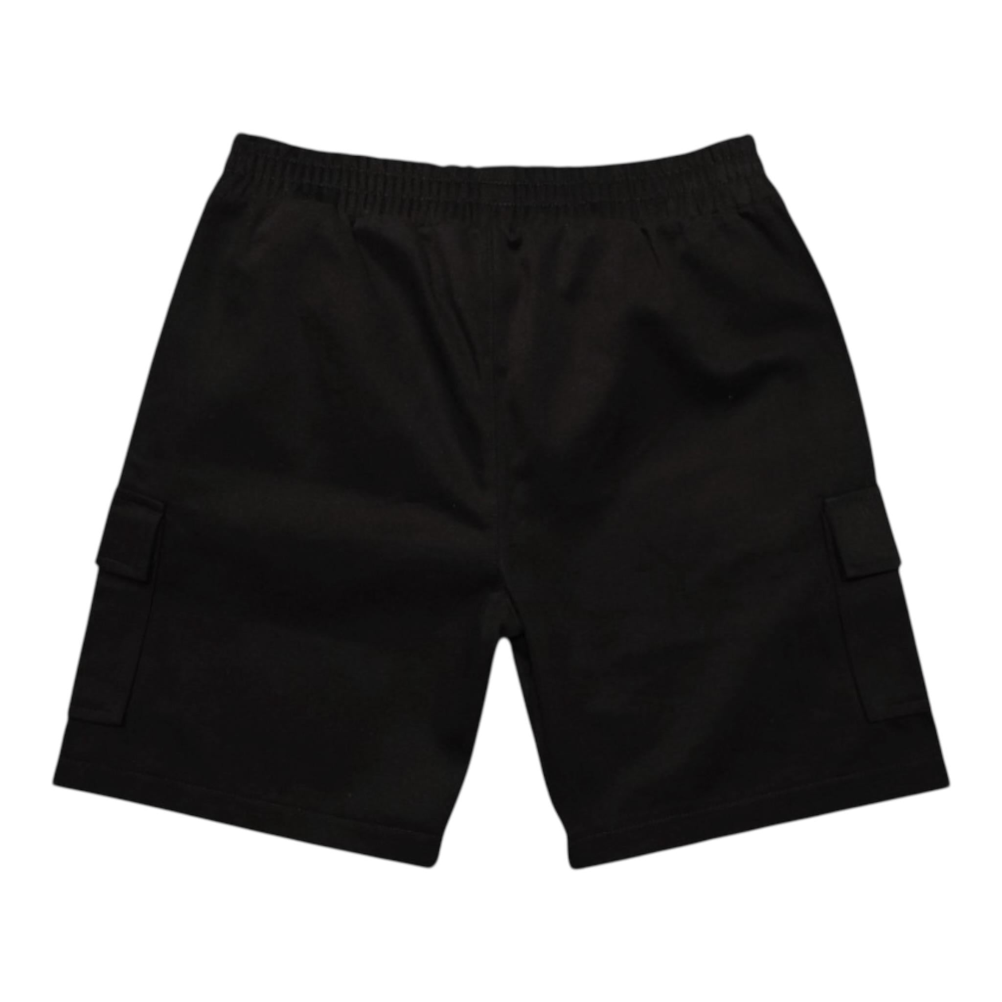 Dropseason2 Bermuda Tinta Unita con Stampa per Bambino K049 NERO DROPSEASON2 