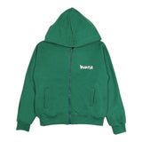 DISCLAIMER felpa con zip e cappuccio tinta unita con stampa Verde per Bambino 24IDK58243X VERDE DISCLAIMER 