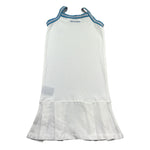 Trussardi Abito Tinta Unita con Profili Logati per Bambina TGP26071VE BIANCO TRUSSARDI 