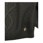 NAIDA maglia girocollo tinta unita Nero per Bambina NAMA301 NERO NAIDA 