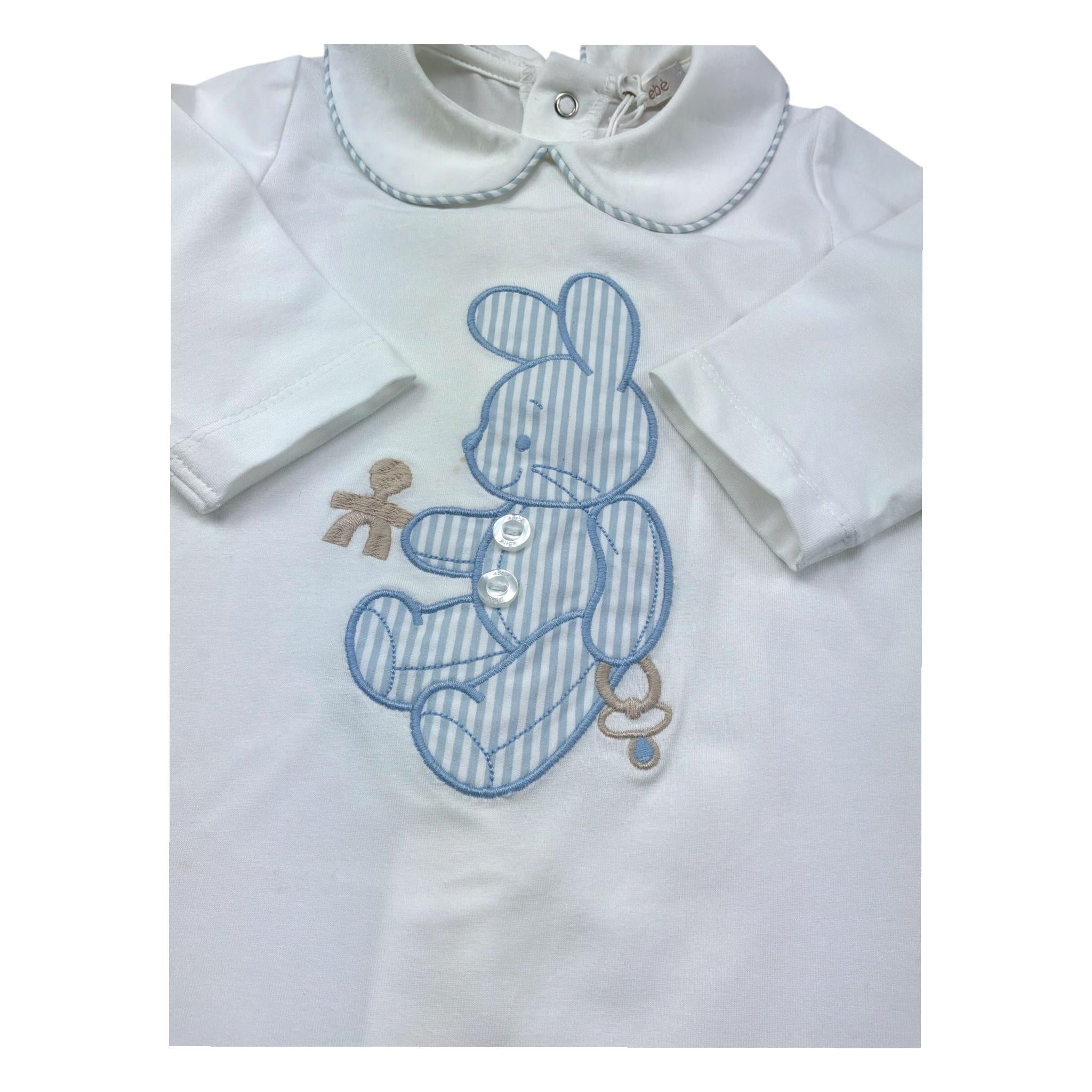 Le Bebe Tutina Manica Lunga Tinta Unita  per Neonato LBB5260 BIANCO LE BEBE 