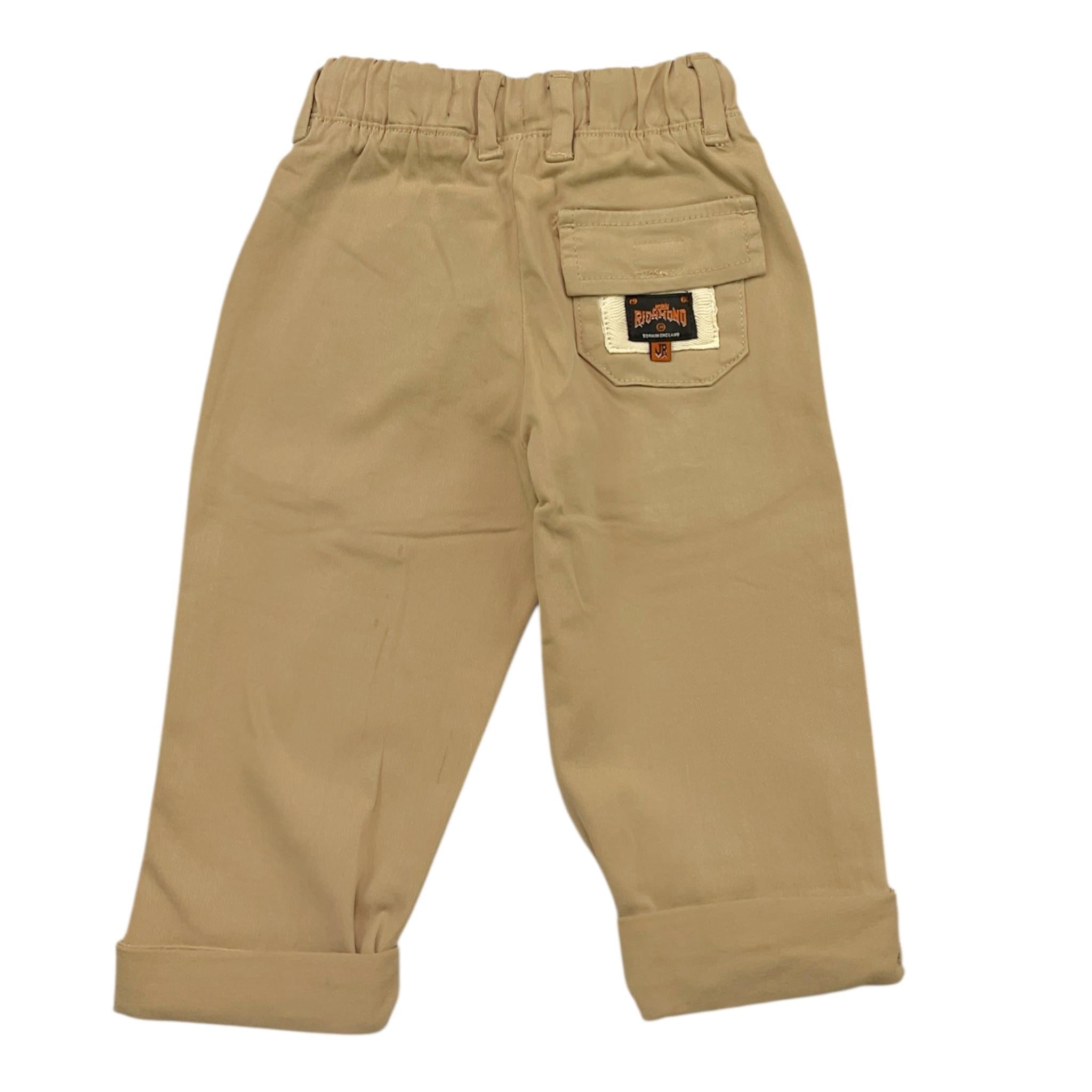 JOHN RICHMOND pantalone tinta unita con elastico in vita Beige per Neonato RBA24076PAXXN BEIGE JOHN RICHMOND 