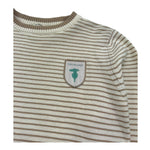 Trussardi Maglia Girocollo Fantasia A Righe per Bambino TBP2615MA BEIGE TRUSSARDI 