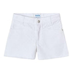 Mayoral Short Tinta Unita con Applicazioni per Neonata 3205N BIANCO MAYORAL 