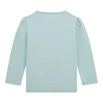 Guess Shirt Girocollo Tinta Unita con Stampa per Neonata K5RI08K6YW4 AZZURRO GUESS 