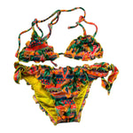 Island Coco Costume 2 Pezzi Triangolo-Mutandina per Bambina ICJ873 MULTICOLOR ISLAND COCO 