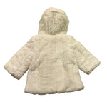 EBITA pelliccia tinta unita cn cappuccio Panna per Neonata 3539 PANNA EBITA 