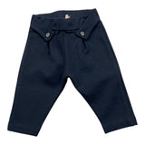 EMC leggins tinta unita con bottoni Blu per Neonata BZ7093 BLU EMC 