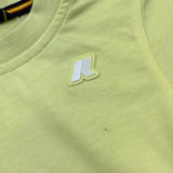 K-Way T-Shirt Girocollo Tinta Unita con Logo per Neonato K4125LWX VERDE ACIDO K-WAY 