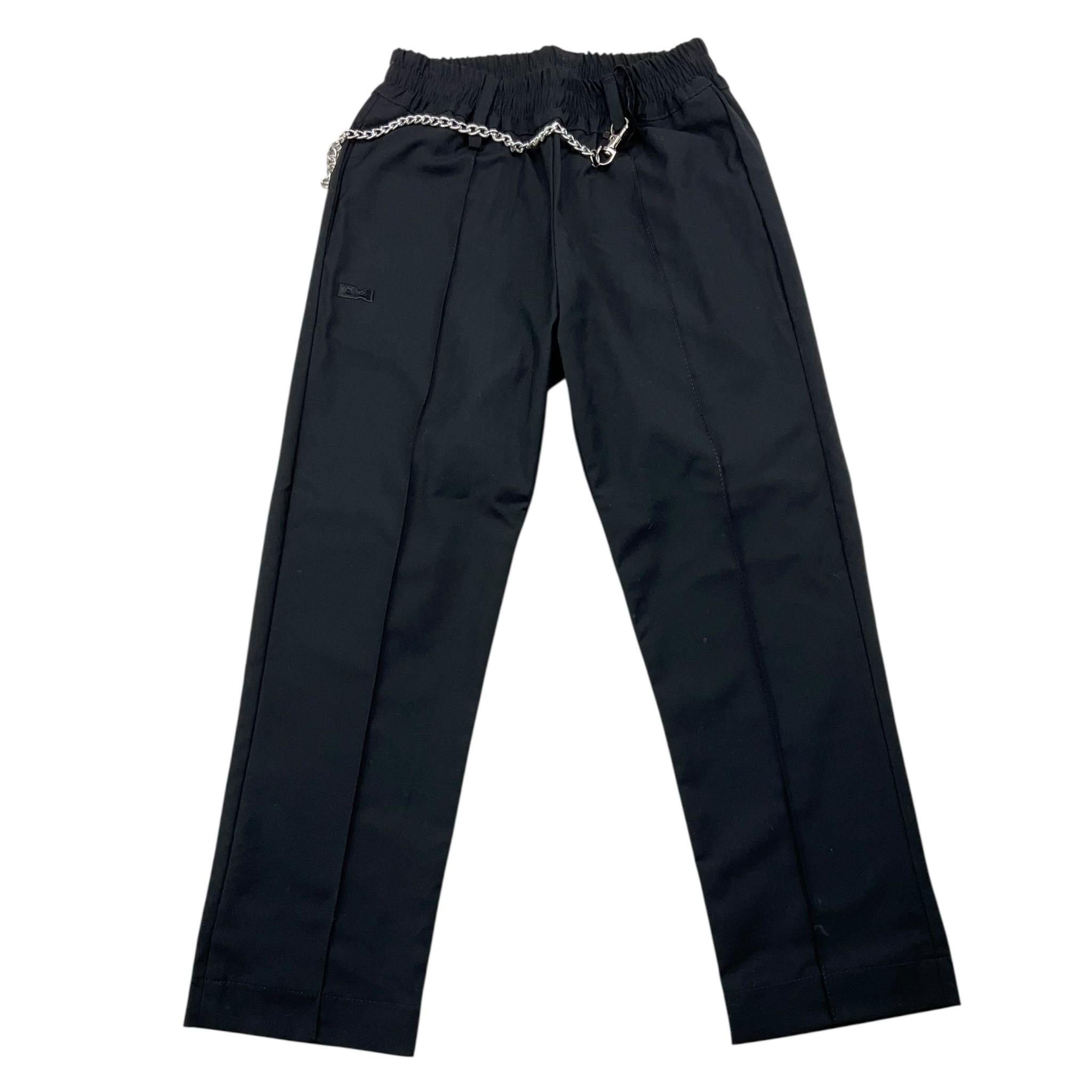 DANIELE ALESSANDRINI pantalone tinta unita con elastico in vita Nero per Bambino 1231P00068XX NERO DANIELE ALESSANDRINI 