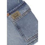 Levi'S Bermuda In Denim Tinta Unita per Bambino 8EM377 AZZURRO LEVI'S 