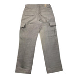 Eleventy Solid Color Pants With Adjustable Waistband Grey For Boys