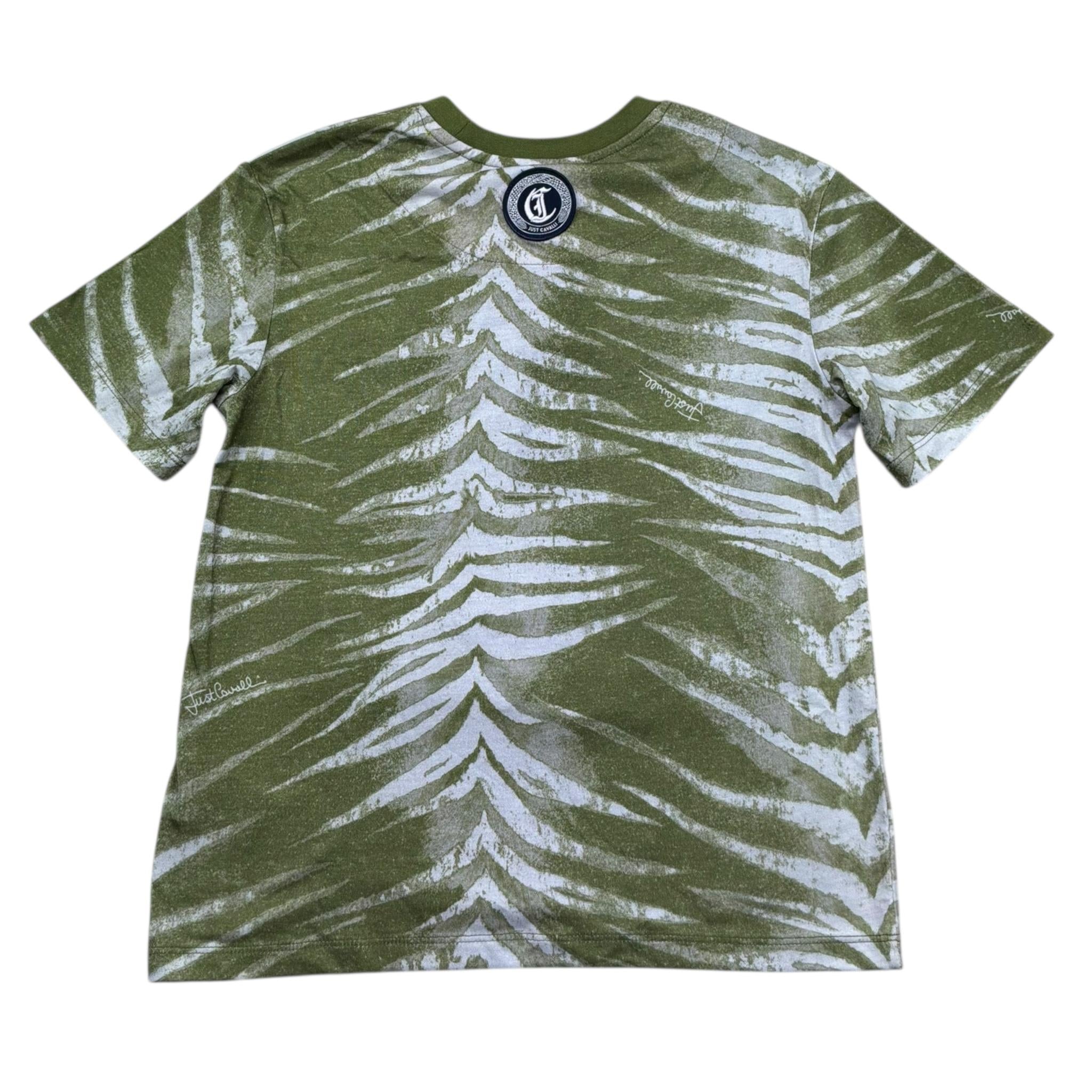 Just Cavalli T-Shirt Girocollo Stampa Fantasia per Bambino JBP26108TS VERDE JUST CAVALLI 