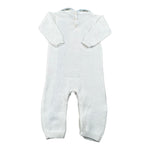 Scaldacuore Tutina Tinta Unita In Maglia per Neonato PS01PE24 BIANCO SCALDACUORE 