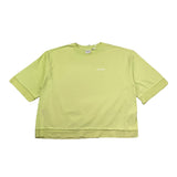 Aspesi T-Shirt Girocollo Tinta Unita con Logo per Bambina S25029TSM7038 VERDE ASPESI 