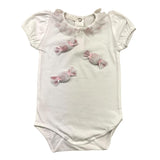 Ninnaoh 2 Piece Set Bodysuit-Skirt White for Baby Girl