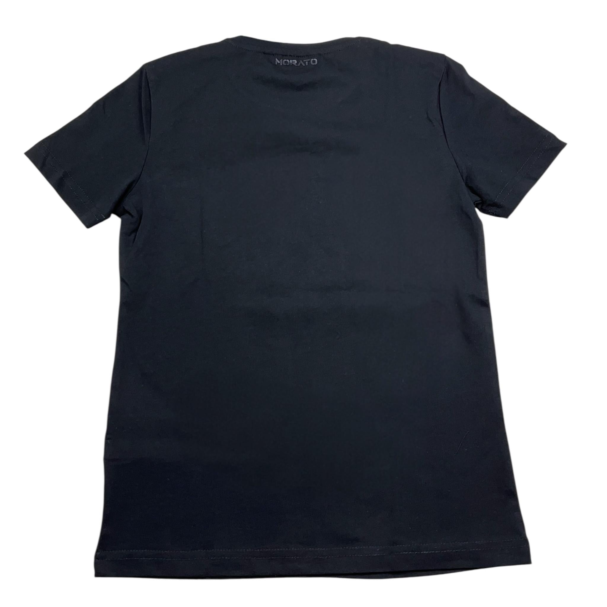 Antony Morato T-Shirt Girocollo Tinta Unita con Stampa Tigre per Bambino MKKS00706 NERO ANTONY MORATO 