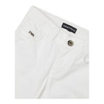 Emporio Armani Pantalone Tinta Unita con Logo per Bambino 8N4J066 BIANCO EMPORIO ARMANI 