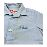 Saint Barth Camicia Mezza Manica Fantasia A Righe per Bambino SIFNOS BLU SAINT BARTH 