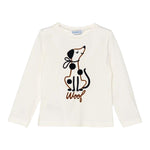 MAYORAL shirt girocollo tinta unita con stampa Bianco per Neonato 4068N BIANCO MAYORAL 