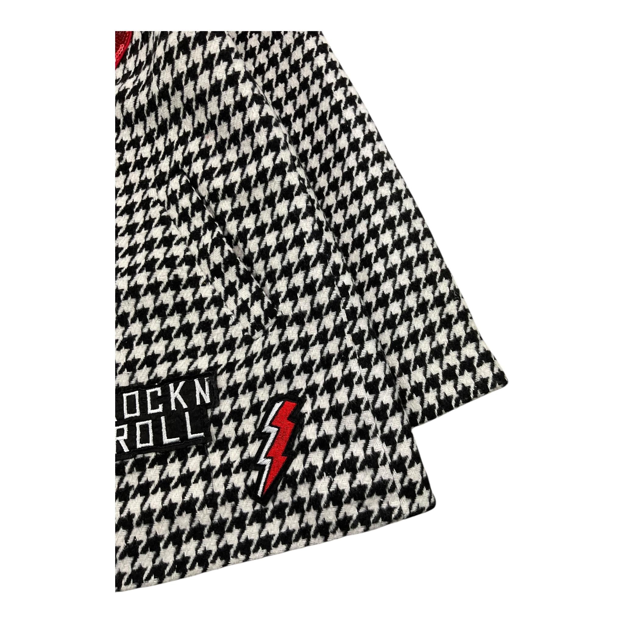 CANADA HOUSE cappotto stampa fantasia doppiopetto Bianco/nero per Bambina 24481411 BIANCO/NERO CANADA HOUSE 