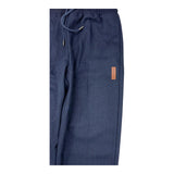 TRUSSARDI pantalone tinta unita con elastico in vita Blu per Bambino TBA24004PA BLU TRUSSARDI 