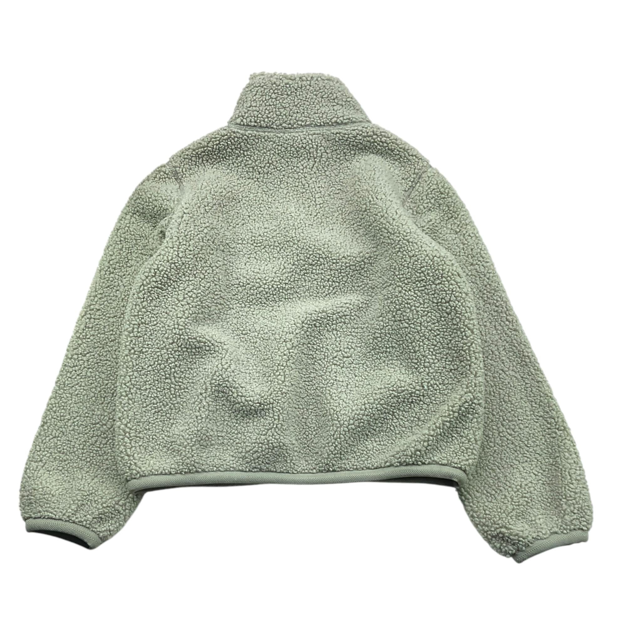 K-WAY felpa tinta unita con zip in pile reversibile Verde per Bambino K8136XW VERDE K-WAY 