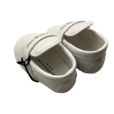 Light Colors Moccasins Solid Color White For Newborn