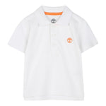 Timberland Polo Mezza Manica Tinta Unita con Logo per Neonato T6051010N BIANCO TIMBERLAND 
