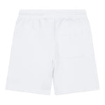 New Balance Bermuda Felpa Tinta Unita con Logo per Bambino LAKB0013 BIANCO NEW BALANCE 