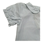 Wedoble Pagliaccetto Mezza Manica Fantasia A Righe per Neonato V2404716R BIANCO WEDOBLE 
