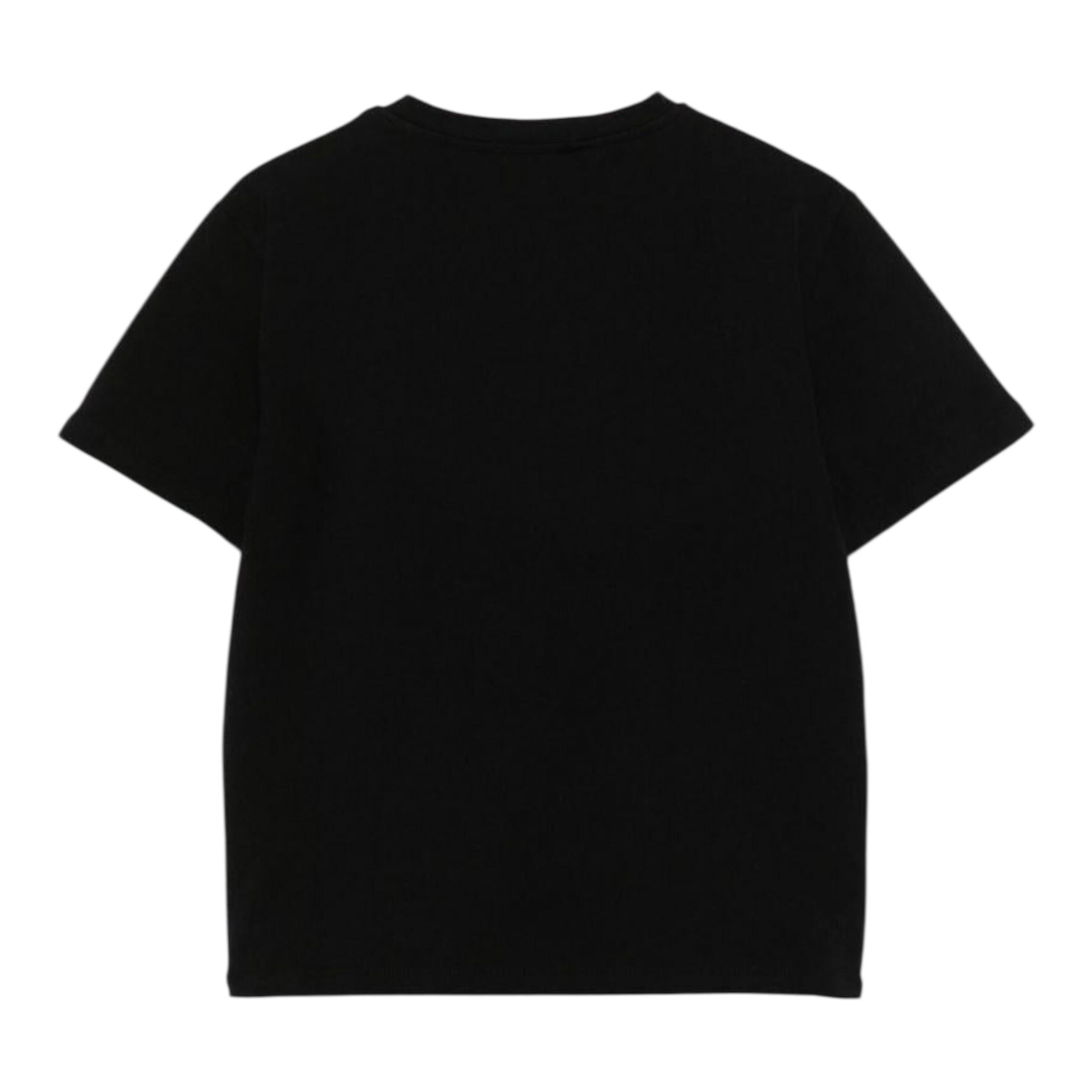 PINKO t-shirt girocollo tinta unita con stampa Nero per Bambina F4PIJGTH092 NERO PINKO 