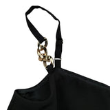 Fun & Fun Top Bretelline Tinta Unita per Bambina FCJTP16591 NERO FUN & FUN 