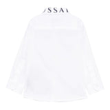 Trussardi Camicia Tinta Unita con Logo per Bambino TIP25091CA BIANCO TRUSSARDI 
