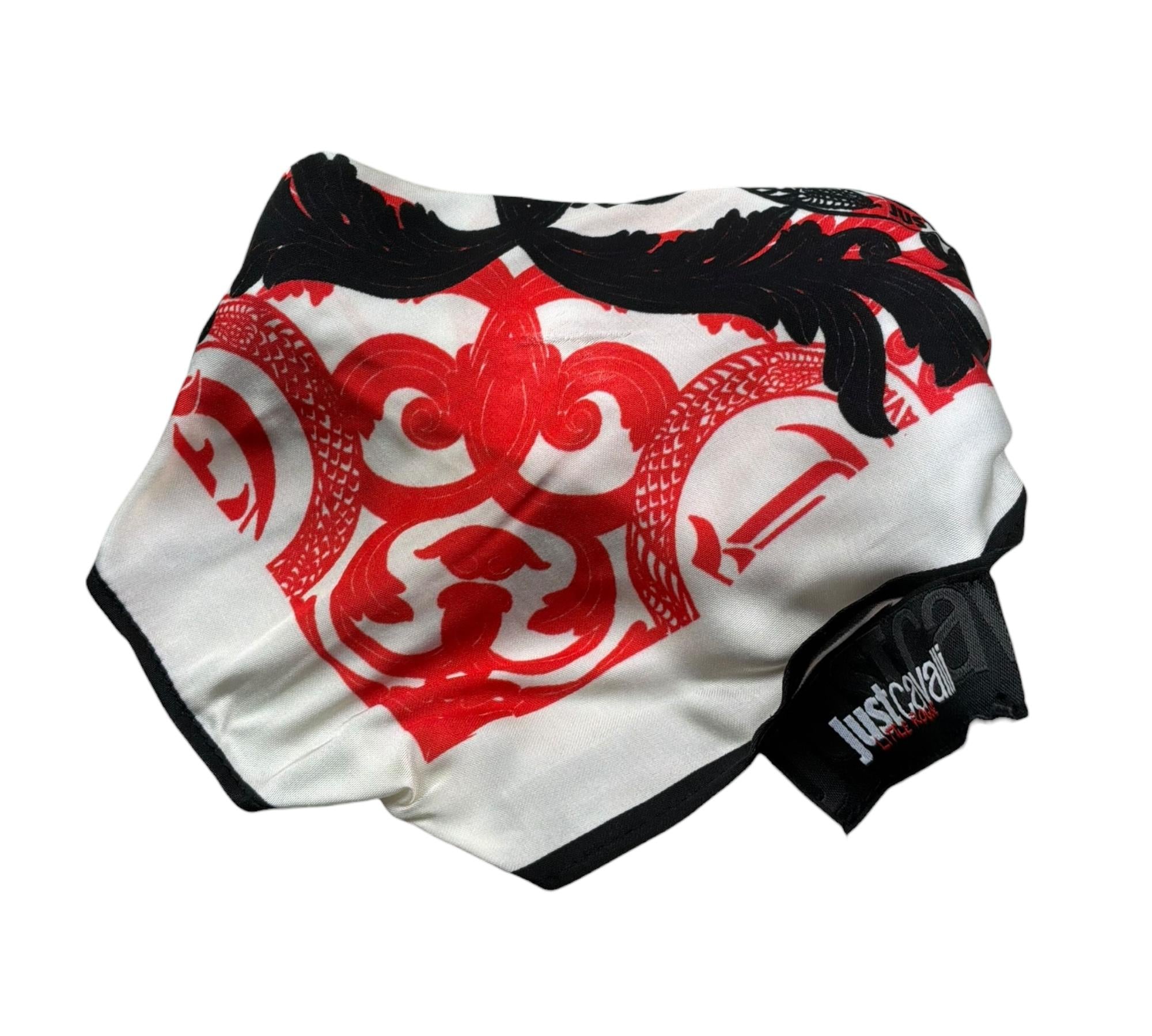 Just Cavalli Foulard Stampa Fantasia per Bambino JBP26057FO MULTICOLOR JUST CAVALLI 