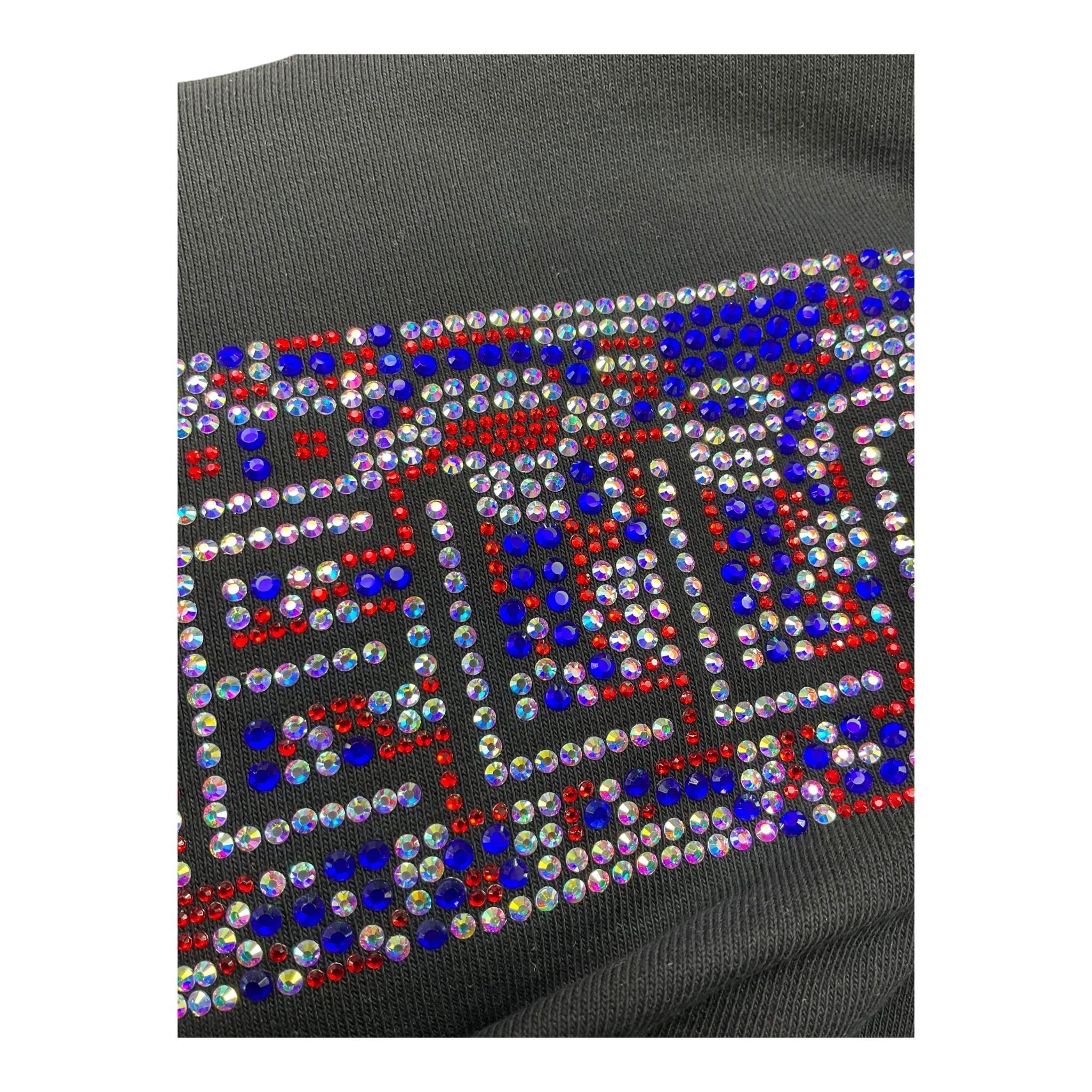 GAELLE felpa tinta unita con cappuccio e stampa Nero per Bambina 2741FY1062 NERO GAELLE 