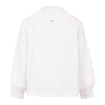 DOU DOU shirt tinta unita con collo elasticizzato Bianco per Bambina DT8A10 BIANCO DOU DOU 