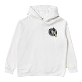 Barrow Kids Girls' Plain Front &amp; Back Print Hoodie White